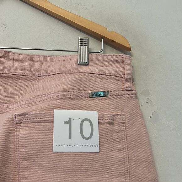 Kan Can pink denim jeans Size 10 New - Picture 7 of 9